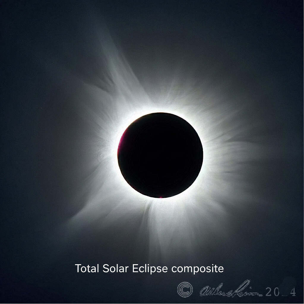 Total Solar Eclipse composite