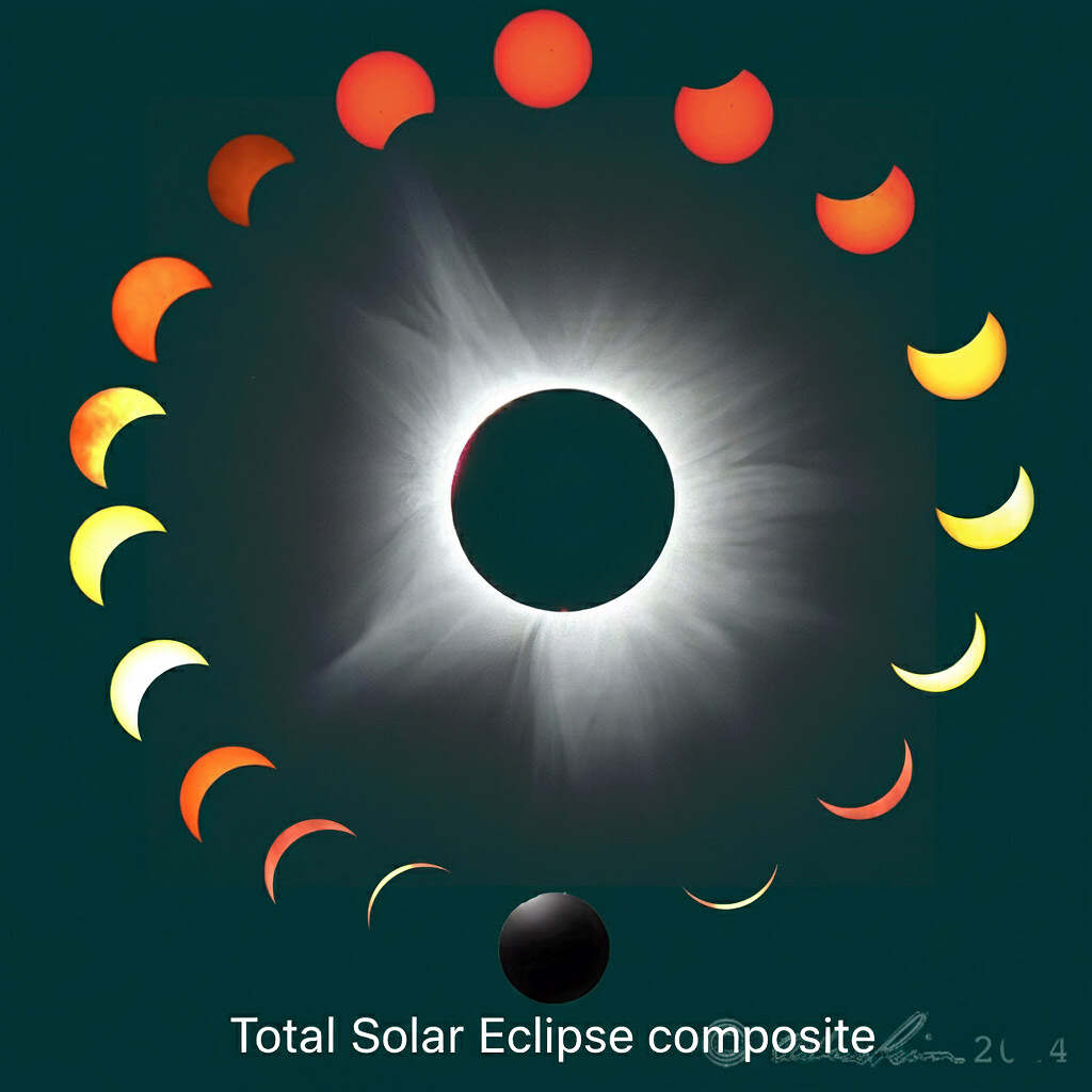 Total Solar Eclipse composite