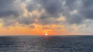 Sunset over Norwegian Sea